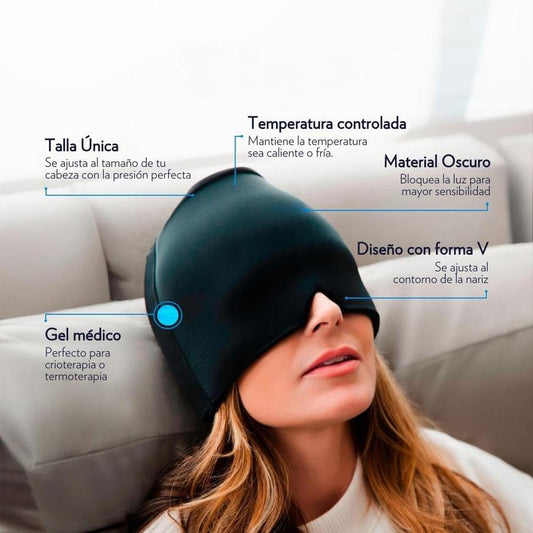 Gorro de Gel Terapéutico Premium – Descanso Natural